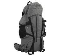 MKYYIOED Mochila Senderismo Gris 80l Mochila De Senderismo Tela Oxford Trabajo Pesado Gran Capacidad Camping Viajes Montañismo for Hombres Mujeres Al Aire Libre