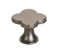 MKYYIOED Pomos Armario Tiradores minimalistas de trébol cuatro hojas for muebles, pomos aleación zinc dorado, tiradores marrones for armarios cocina y coloridos for(Color 04)