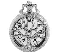 MKYYIOED Reloj De Bolsillo Hollow Pocket Watch Antique Vintage Quartz Chain Clock Pendant Timepiece For Women Men(CF1781)