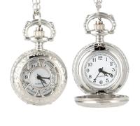 MKYYIOED Reloj De Bolsillo Retro Fashion Pocket Watch For Men Women Bronze Quartz Alloy Hollow Gear Carved Case with Chain(Q Type 1pcs)