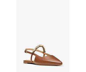 MKZapato plano destalonado Dina Flex de piel - Marrón - Michael Kors EU 39