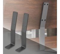 ML-Design 2X Soportes de Respaldo para Banco Industrial de Acero 345x90x50 mm Perfiles Metalicos Ángulo Ergonómico de Uso Universal Fácil Montaje Piezas de Atornillar para Camas y Sillas