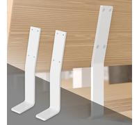 ML-Design 2X Soportes de Respaldo para Banco Industrial de Acero Blanco 345x90x50 mm Perfiles Metalicos Ángulo Ergonómico de Uso Universal Fácil Montaje Piezas de Atornillar para Camas y Sillas