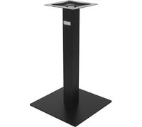 ML-Design Base de mesa 43x43x72 cm tipo columna soporte rectangular negro mate