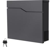 ML-Design Buzón correo exterior moderno acero antracita