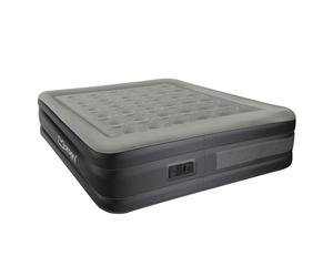 ML-Design Colchón de Aire para 2 Personas 203 x 157 x 47 cm, Cama Autoinflable con Bomba Eléctrica 230v, Colchón Inflable para Camping, Colchoneta Doble para Invitados con Bolsa de Transporte