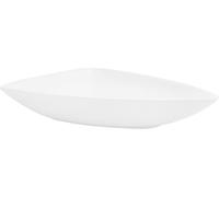 ML-Design Lavabo cerámico blanco triangular para baño de pared