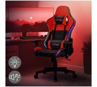 ML-DESIGN LED Gaming Silla Silla de escritorio Silla de oficina Silla giratoria Ajustable