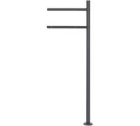 ML-Design Soporte poste para buzón correos acero inoxidable antracita