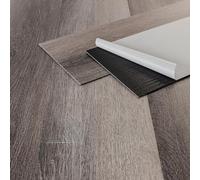ML-Design Suelo Vinílico Adhesivo de PVC 11,15 m² Color Pino Gris Grosor 2mm Planchas de Vinilo Autoadhesivas 91,5x15,3cm 80x Láminas Aspecto Madera Antideslizante Impermeable Fácil Instalación
