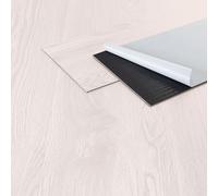 ML-Design Suelo Vinílico Adhesivo de PVC 2,23m² Color Roble Blanco Grosor 2mm Planchas de Vinilo Autoadhesivas 91,5x15,3cm 16x Láminas Aspecto Madera Antideslizante Impermeable Fácil Instalación