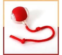 MLAQCFRP Pelota automática resistente a las mordeduras para gatos, bola de juguete para gatos, herramienta de diversión y alivio del estrés con cuerda, suministros para mascotas, pelota de salto