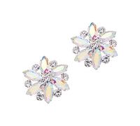 MLAVXCC 1 par de clips de zapatos de flores de diamantes de imitación de cristal para mujer, decoración de bodas, fiestas, zapatos