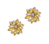 MLAVXCC 1 par de clips de zapatos de flores de diamantes de imitación de cristal para mujer, decoración de bodas, fiestas, zapatos