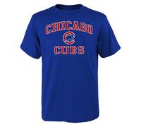 MLB Kids Youth 4-20 - Camiseta oficial del equipo con logotipo de City Headline Arch, Chicago Cubs - Azul, 10-12