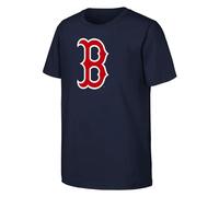 MLB Kids Youth 8-20 Outfield Primary Logo Performance Camiseta, Boston Red Sox - azul marino, 14-16
