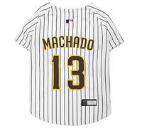 MLB San Diego Padres - Camiseta para mascotas MLBPA MANNY MACHADO - Camiseta de béisbol MLB para perros y gatos