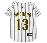 MLB San Diego Padres - Camiseta para mascotas MLBPA MANNY MACHADO (talla mediana), camiseta de béisbol MLB para perros y gatos