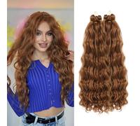 MLETULIPS Extensiones de pelo rizado con crochet rizado de ondas profundas, trenzas de crochet de océano ondulado, suave, sintético, bohemio, rizado de agua, trenzas de crochet para mujeres (30 #, 20