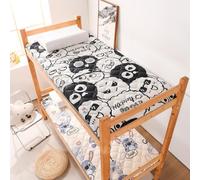 MLHDZ Colchón de futón japonés: tapete tatami, diseño plegable para camas individuales, dobles, queen y uso portátil de camping (Schwarz, 100 x 200 cm)