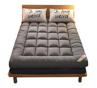 MLHK Colchón Tatami Japones Plegable Espesar Colchón Viscoelástico 10cm Acolchado Colchón Espuma De Memoria Respirable Colchón De Futón Estera para Dormir Tatami,Grey-135 * 200cm