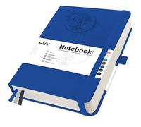 Mlife Cuaderno Puntos A5 Con Diseño De Árbol De La Vida,360 Páginas,Papel Puntos De 100 G/M²,Cubierta De Pu, Banda Elástica, Portalápices,3 Marcapáginas,Para Mujer Y Hombre,14,6 X 21,3 CM-Azul