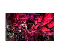 Mlikemat Alfombra de juego Akiza Izinski Black Rose Dragon TCG CCG OCG Juego de cartas coleccionables con zonas + bolsa gratis (ZD014-19-A)
