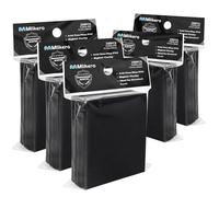 Mlikero 500 Fundas Cartas Blandas, 66 x 91 mm Card Sleeves Fundas para Cartas Standard, Funda Cartas para Cartas Coleccionables, Cartas Deportivas, Cartas de Juegos (Negro)