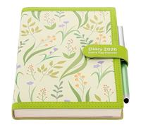 Mljtoyo Agenda 2026 A5 un día por página, organizador de tapa blanda, planificador diario desde enero de 2026 a diciembre de 2026, planificador diario A5 con bolígrafo, pegatinas, bolsillo trasero, 3