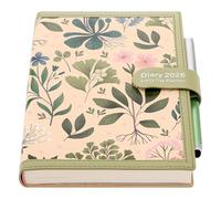 Mljtoyo Agenda Académica 2026 A5 Página al Día, Organizador de Tapa Blanda Planificador Diario de Enero 2026 a Diciembre 2026, Planificador Diario A5 con Bolígrafo, Pegatinas, Bolsillo Trasero, 3