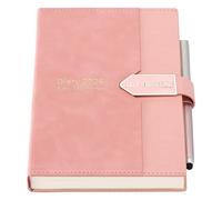 Mljtoyo Agenda diaria A5 2026, día por página, agenda de productividad de enero a diciembre (rosa, A5)