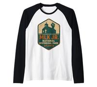 MLK Jr Historic Park Camisa Ebenezer Iglesia Derechos Civiles Camiseta Manga Raglan