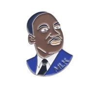 MLK Martin Luther King Jr Junior Civil Rights Movement Black History Pride - Pin esmaltado de 1.2 pulgadas, 1.2 Inches, Esmalte, Esmalte