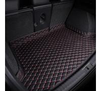 MLLAS Coche Alfombrillas Maletero para MG ZS Hybrid+ Luxury (Seit 2024), Cuero Funda de Maletero Protector Impermeable AntiarañAzos Alfombra,Blackred