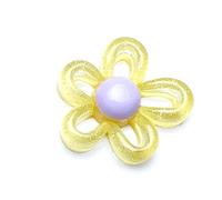 [Mllepjdh] 10 colores 31 x 29 mm irregular pequeño colgante de flores colgantes para mujeres DIY flores coloridas joyería collar hallazgo hallazgo