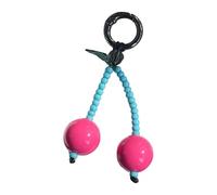 [Mllepjdh] Abalorios de colores de cereza hechos a mano adecuados para colgar adornos colgantes, agrega un toque de personalidad a la llave de la cartera o el teléfono accesorios de cuentas únicos