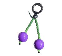 [Mllepjdh] Abalorios de colores de cereza hechos a mano adecuados para colgar adornos colgantes, agrega un toque de personalidad a la llave de la cartera o el teléfono accesorios de cuentas únicos