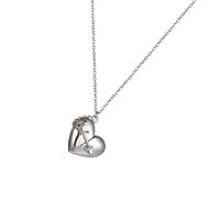 [Mllepjdh] Accesorios de joyería para guardar fotos de medallón de corazón de mujer de moda y almacenamiento de pequeños tesoros