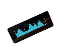 Mllepjdh Advanced AK25664 - Reloj de espectro auditivo de color con cuerpo de aluminio con botón de control directo y visualizador de música a color USB C