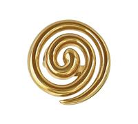 [Mllepjdh] Anillo de apertura de acero inoxidable de moda ajustable con espiral hueca / conca / cruasanes joyería en espiral