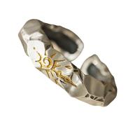 Mllepjdh Artistics Wishing Stone Rings Portable Accessory for Trendy Women Seek Individuality and A Touch of Retro Elegant Special Occasion Jewelry, como se describe