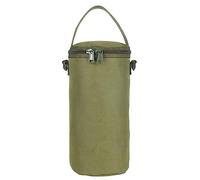 Mllepjdh Bolsa de almacenamiento para acampada al aire libre para tanque, funda protectora portátil para botella de agua, cubierta cilíndrica de almacenamiento, Grande verde