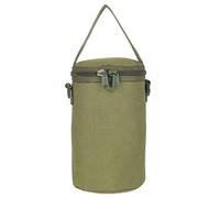 Mllepjdh Bolsa de almacenamiento para acampada al aire libre para tanque, funda protectora portátil para botella de agua, cubierta cilíndrica de almacenamiento, Pequeño verde