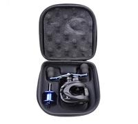 Mllepjdh Bolsa ligera para carrete de pesca, portátil, a prueba de golpes, estuche de almacenamiento de aparejos de pesca, fácil de usar, portátil, impermeable, carrete de pesca ligero, izquierda