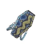 Mllepjdh Bolso bandolera en forma de ataúd inspirado punk. Hombro de PU resistente al desgaste. Compartimentos espaciosos. Moda para uso diario. Bolso de hombro de moda en forma de ataúd, azul