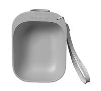 Mllepjdh Botella de agua para perros a prueba de fugas para caminar, senderismo, viajes, caminatas al aire libre, accesorios verdes, botella de agua portátil para perros grandes, color gris