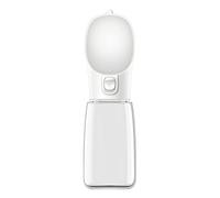 Mllepjdh Botella de agua para perros a prueba de fugas para caminar, senderismo, viajes, caminatas al aire libre, verde 300 ml, botella de agua portátil para mascotas