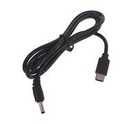 Mllepjdh Cable de alimentación de 12 V tipo C macho a 3,5 x 1,35 mm para routers, laptop, luz de mesa, adaptador de extensión de alimentación