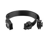 Mllepjdh Cable De Conexión De 8 Pines para Ordenador Tarjeta Gráfica De Línea De 8 Pines Tarjeta Gráfica De 8 Pines a Cables Divisores 6 + 2 Cable Personalizado De 18awg