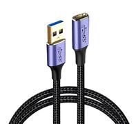 Mllepjdh Cable de sincronización de datos USB 3.0 a macho a USB C hembra, cable de sincronización de datos de múltiples longitudes para lector de unidad intermitente, cable adaptador macho a hembra C